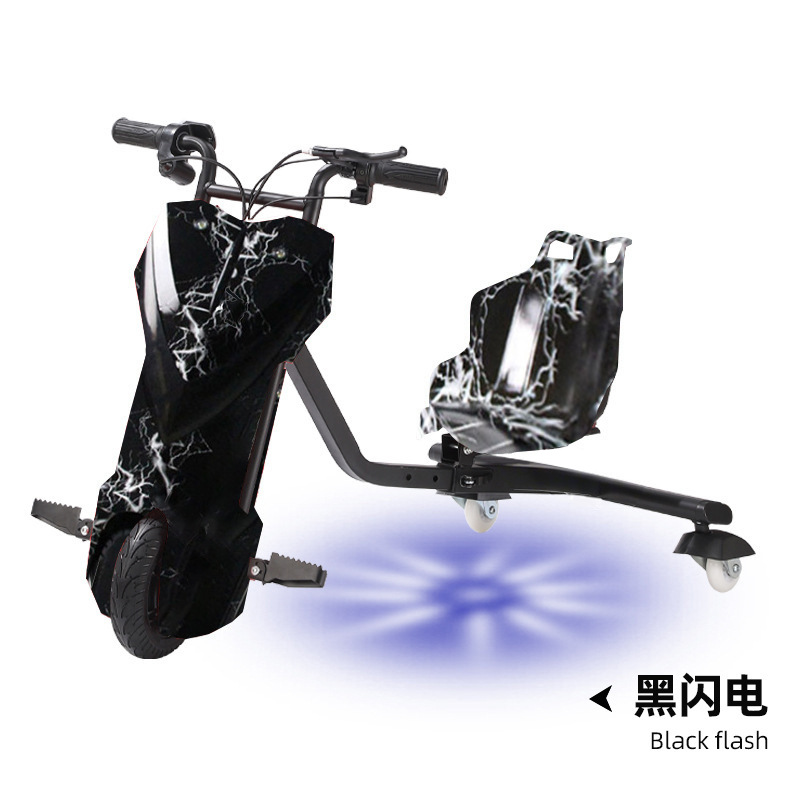 Kids Electric Scooter - Kids 3 Wheel Electric Drift Trike,