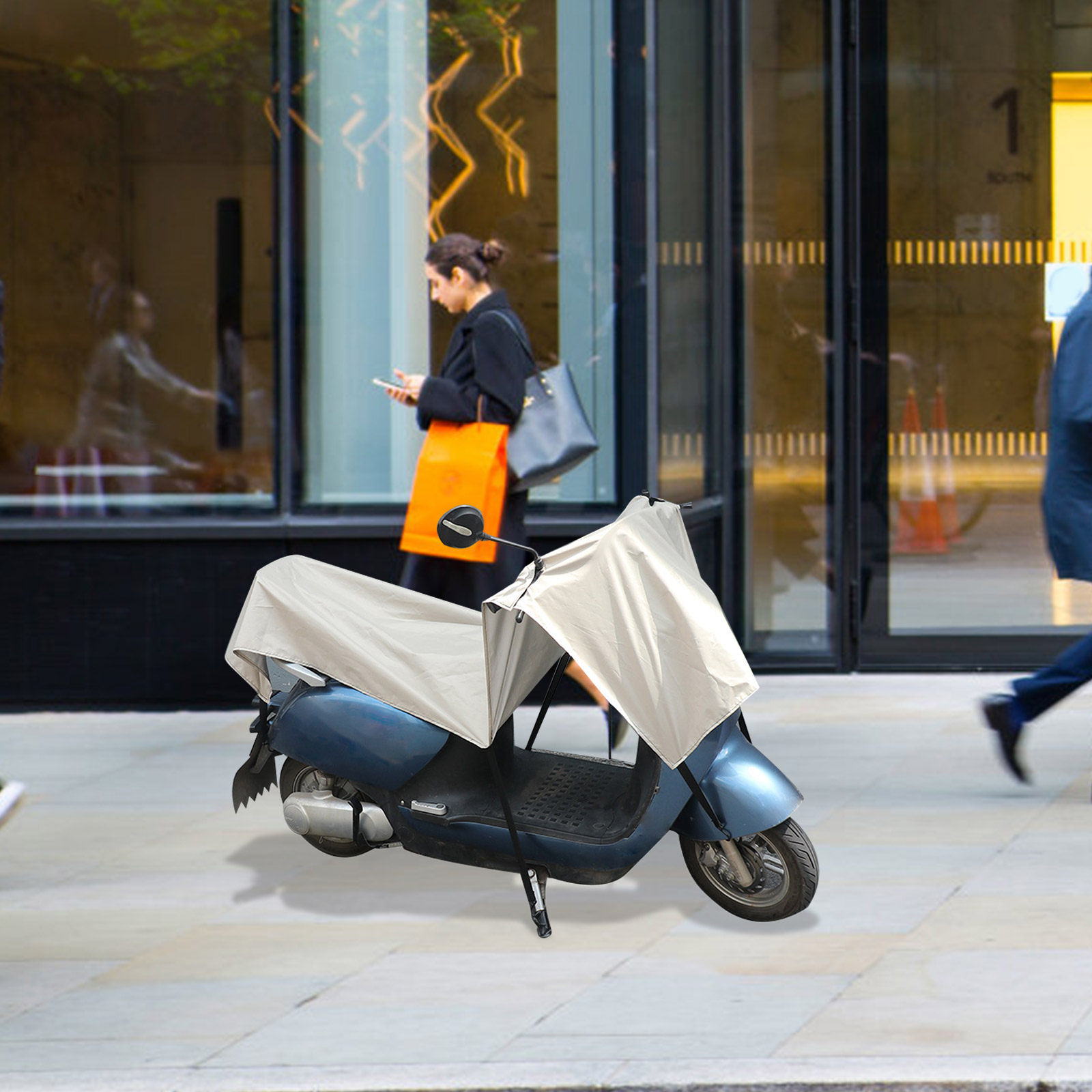 Electric Scooter Rain Cover - Extra Large Waterproof Scooter Cover for