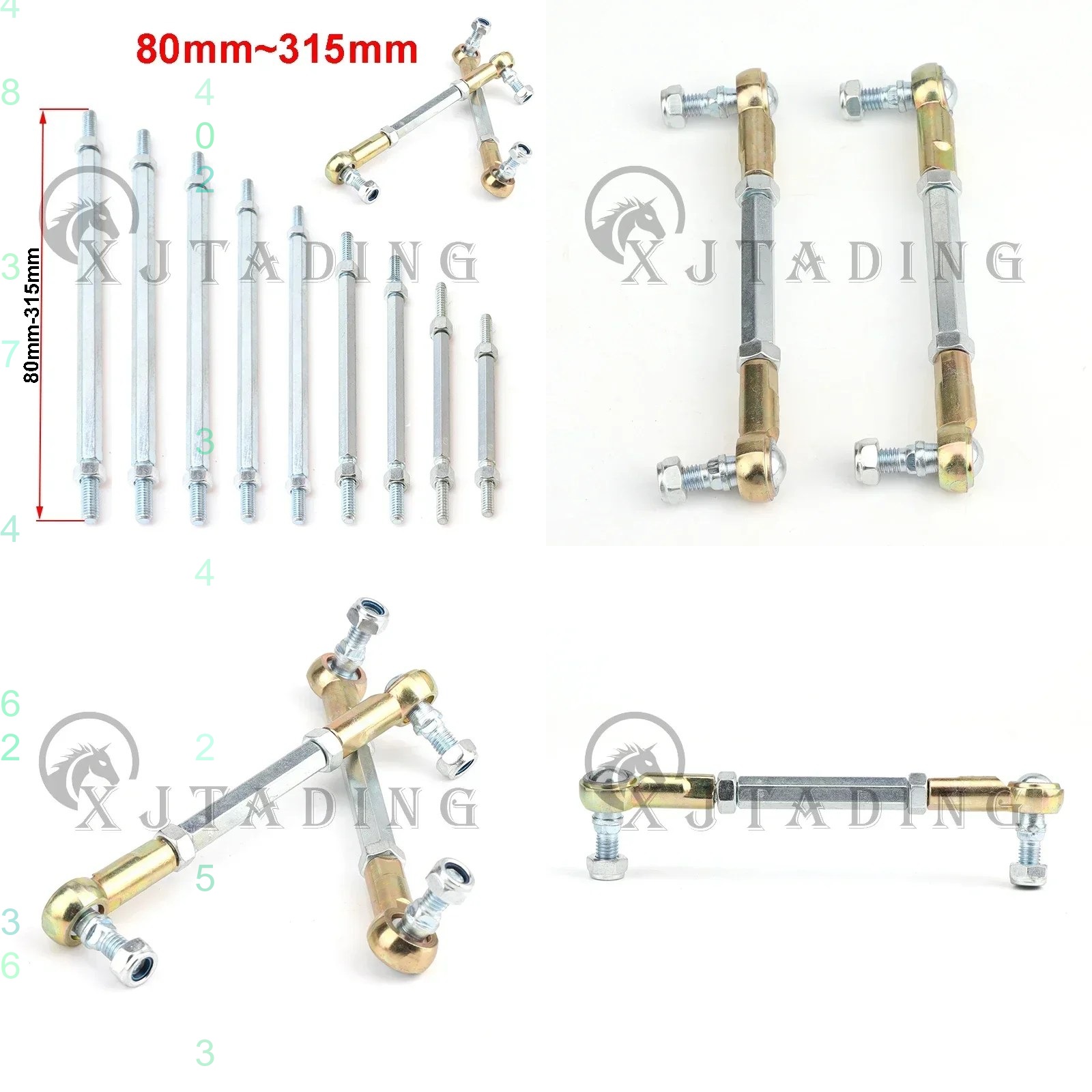 Kids Electric Scooter - 80mm-315mm M8 Steering Tie Rod Kit