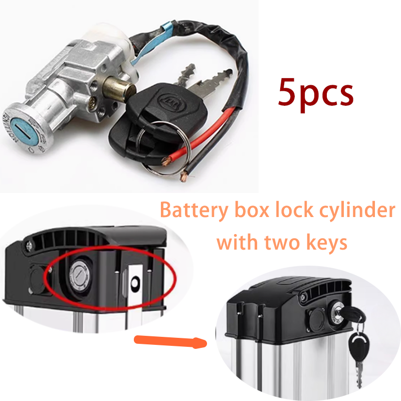 Electric Scooter Charger - 5pcs Universal Battery Charger Mini Lock