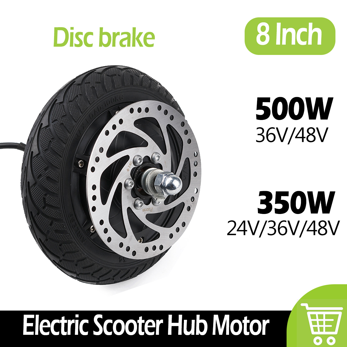 Electric Scooter 500W - 8 Inch Electric Scooter Motor Brushless