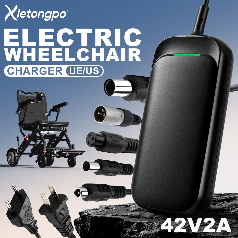 Electric Scooter Charger - 42V 2A Lithium Battery Charger For
