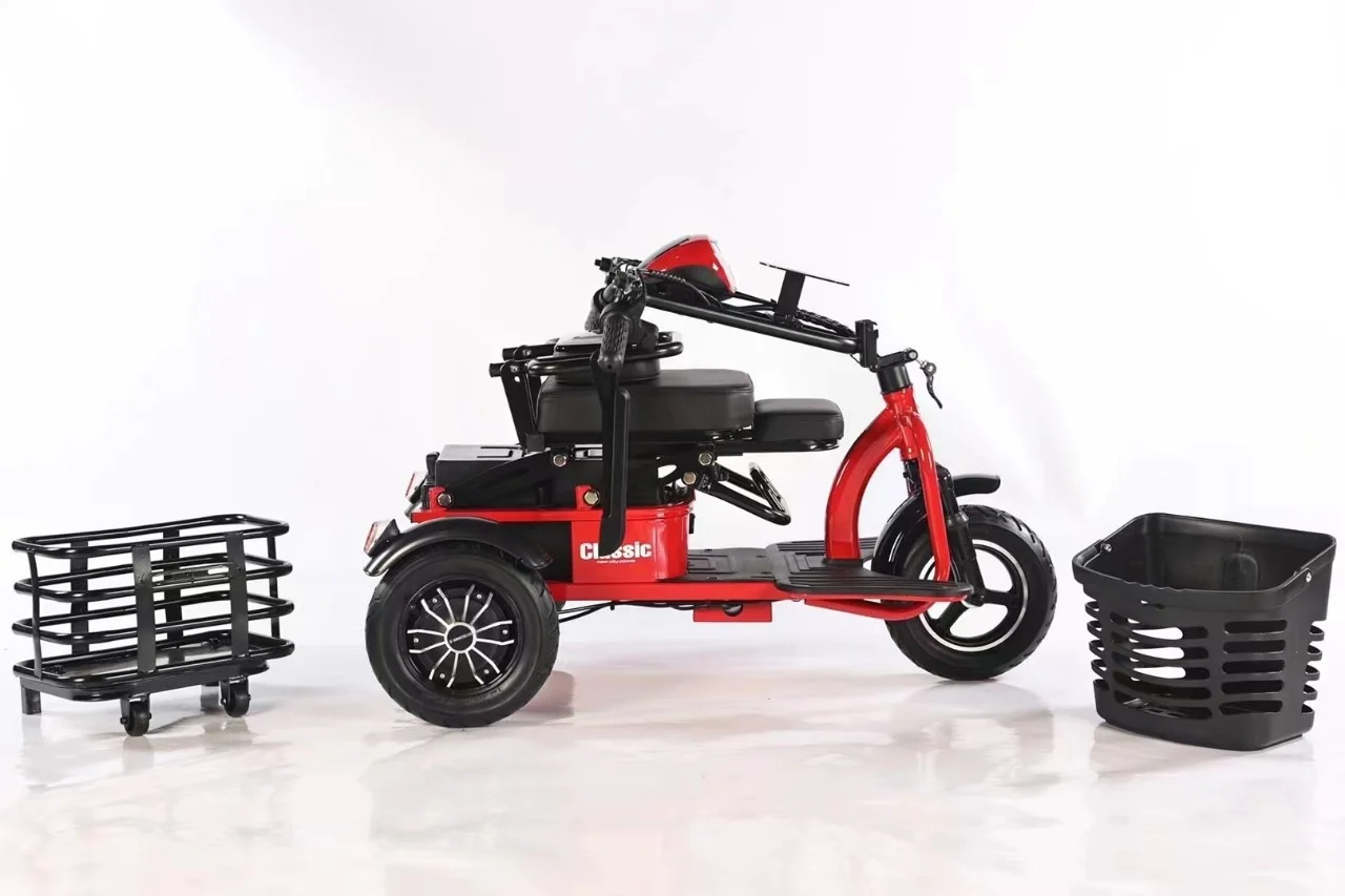 Electric Scooter 500W - Unisex Foldable Electric Tricycle 500W Mobility