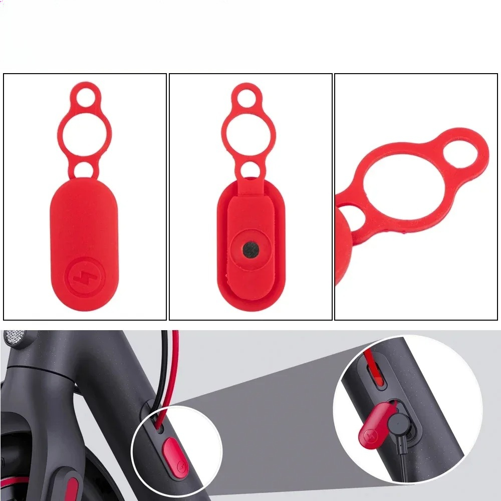 Electric Scooter Rain Cover - Battery Power Charge Port For Xiaomi