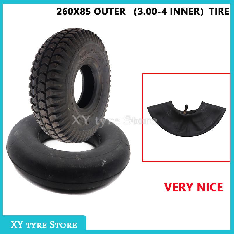 Kids Electric Scooter - High-quality 260x85 Tires 3.00-4 Scooter Tyre