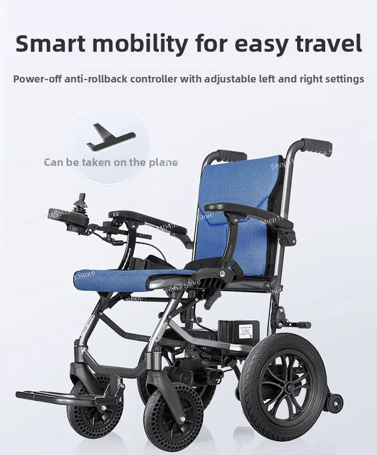 Folding Electric Scooter - Electric wheelchair folding lightweight special for