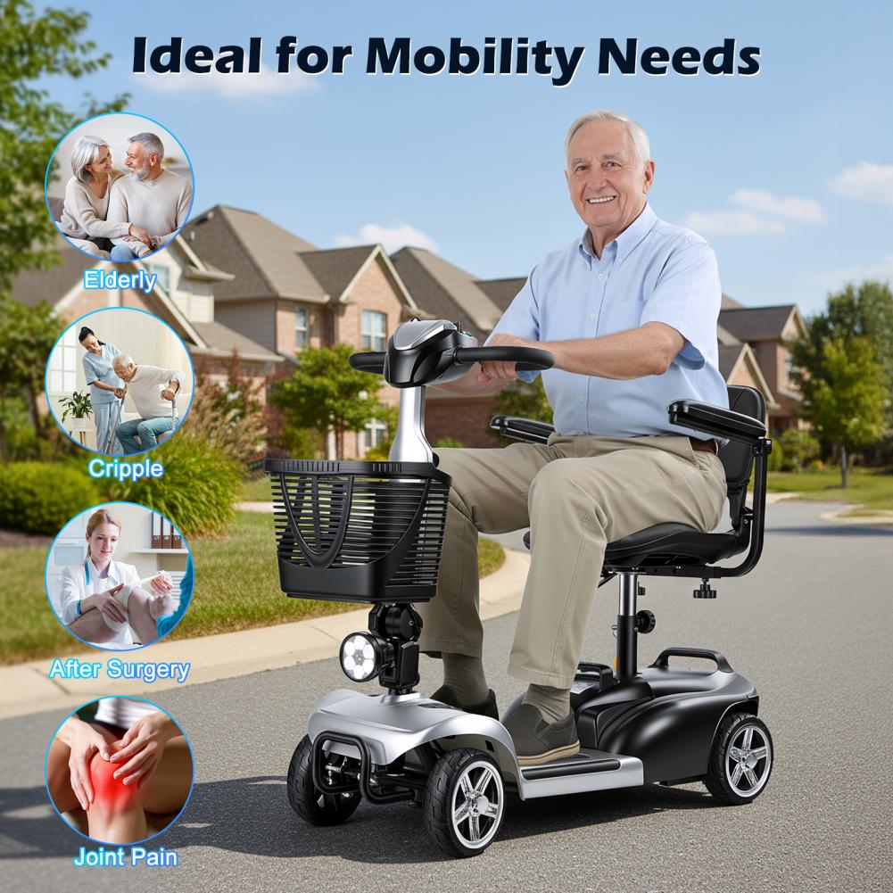 Mobility Scooter with LED Ligh - Electric Scooter Charger review and price