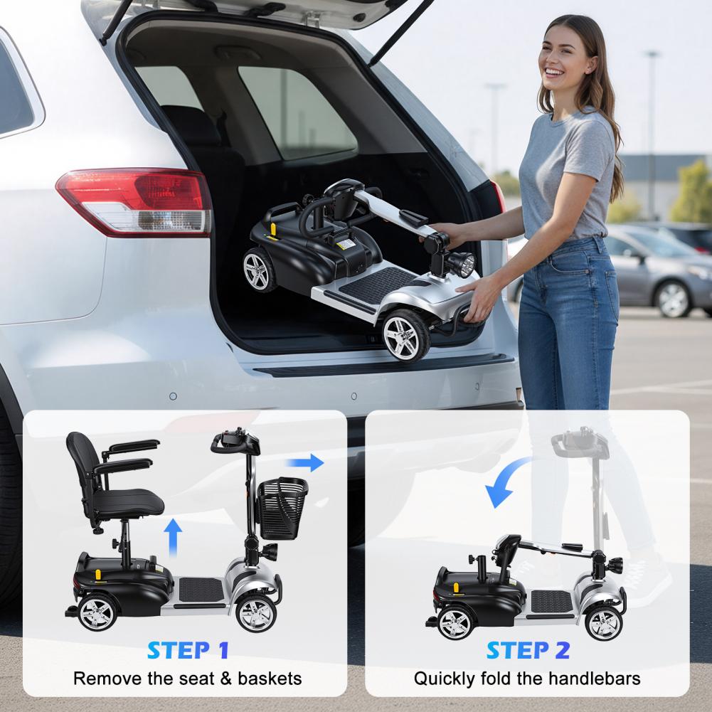 Mobility Scooter with LED Ligh - Electric Scooter Charger review and price