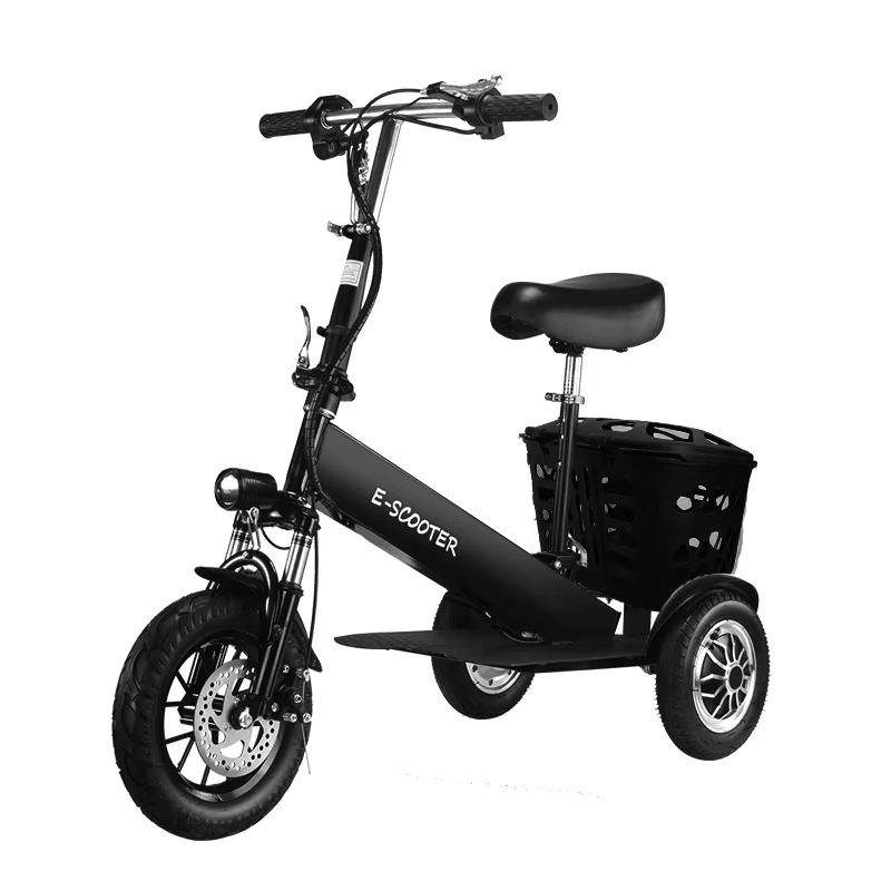 【2026】3 Wheel 2 Seats Folding  - Electric Scooter 500W review and price
