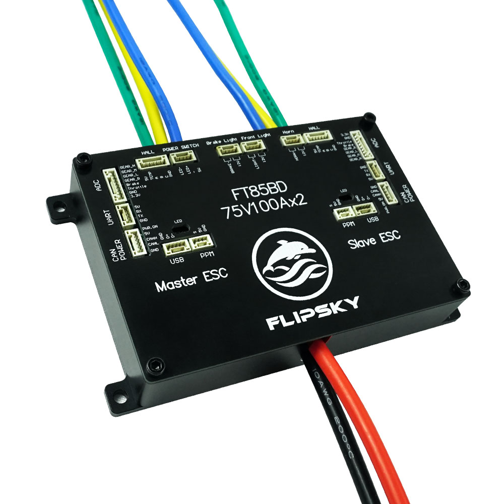 Flipsky FT85BD100A Dual ESC 85 - 72V 45A Dual Controller review and price