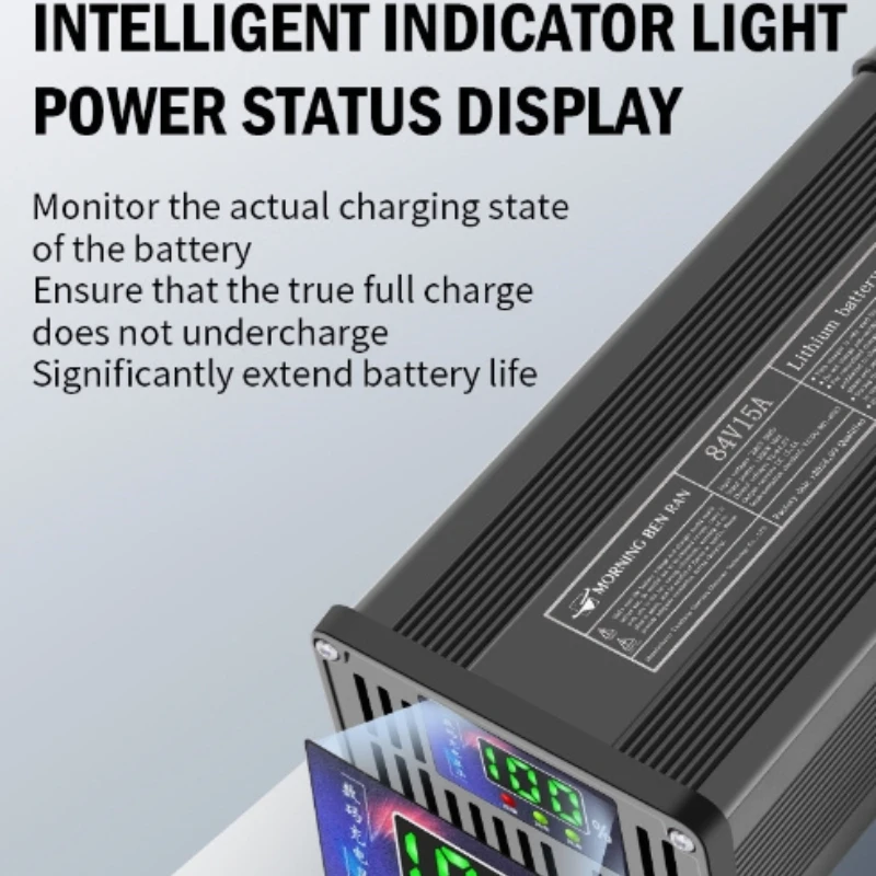 18S Smart LED Display 75.6V 5A - Electric Scooter Charger review and price