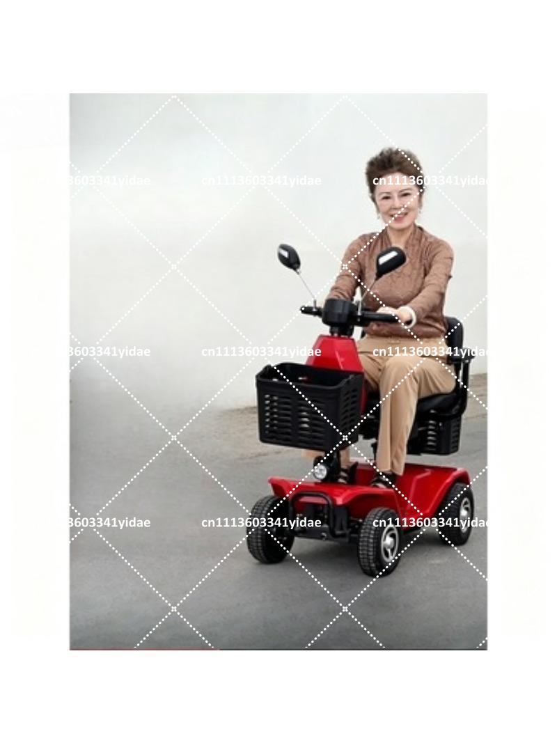 4 Wheel Foldable Electric Mobi - Electric Scooter Adults review and price