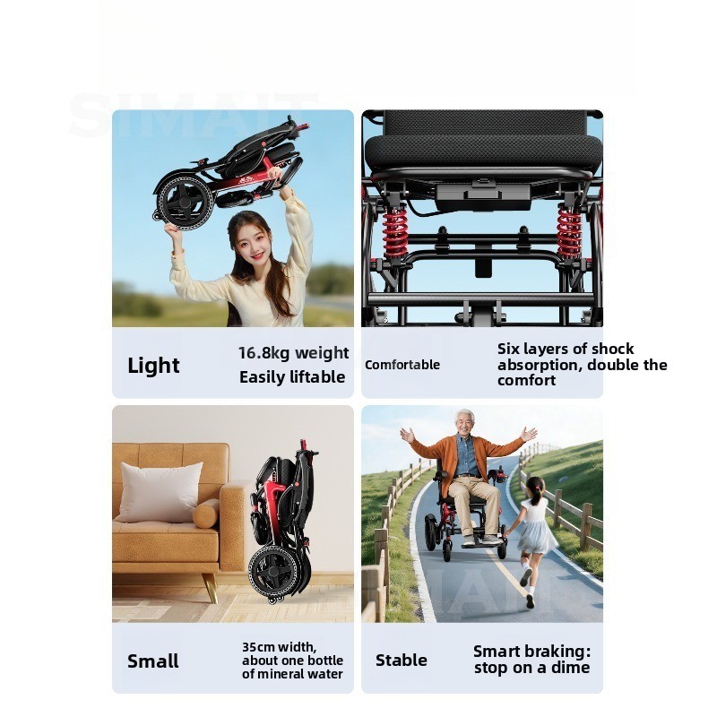 New Electric Wheelchair, Intel - Folding Electric Scooter review and price