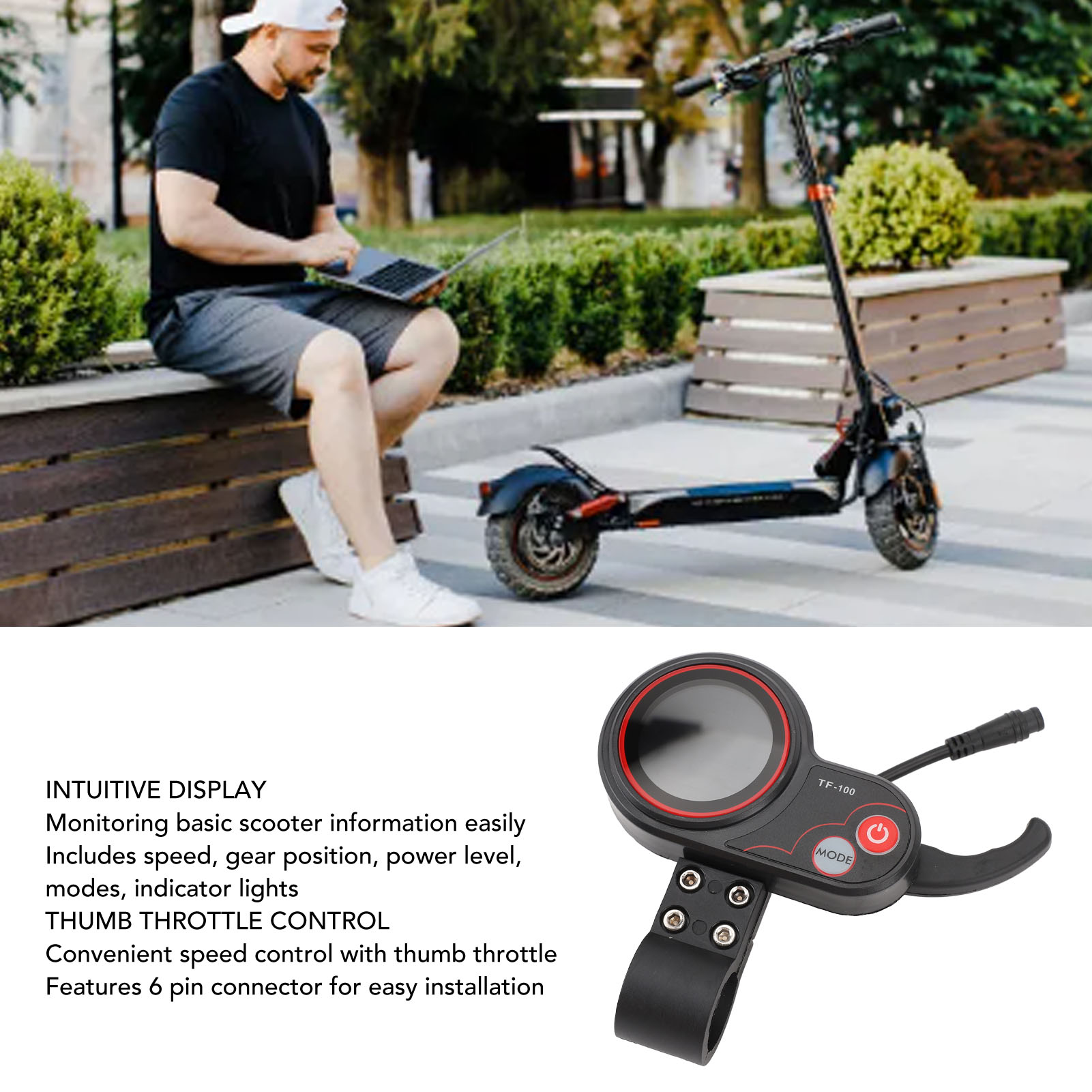 48V TF 100 Electric Scooter LC - Scooter Electric review and price